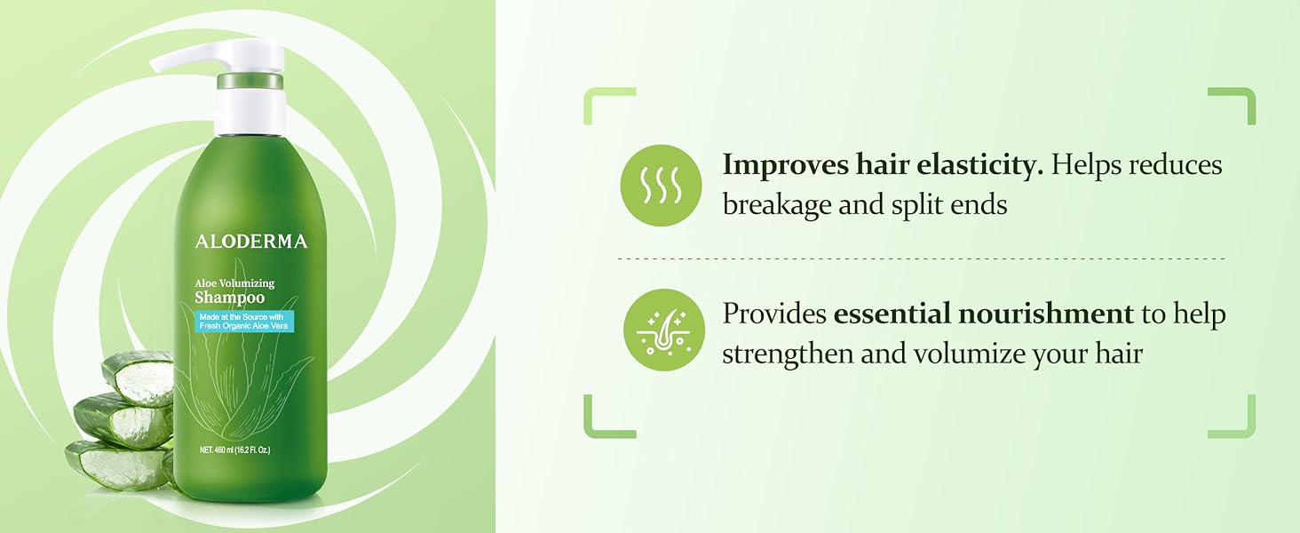 aloderma aloe volumizing shampoo