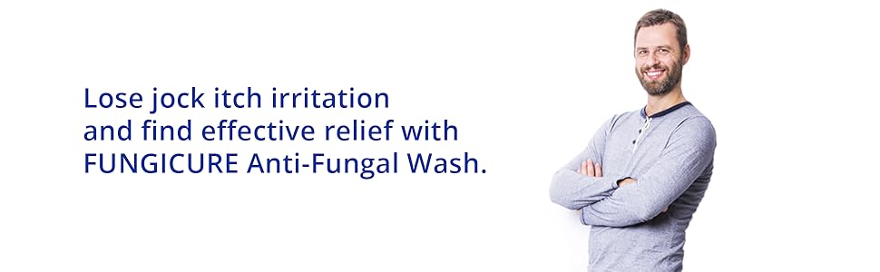 Lose jock itch irritation and find effective relief with FUNGICURE Anti-Fungal Wash
