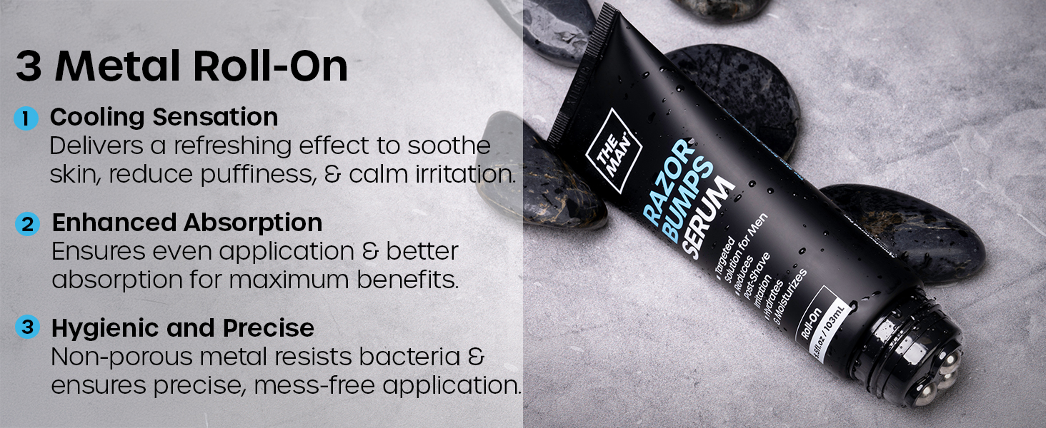 razor bumps serum for men, the man razor bumps, ingrown hair solution for men