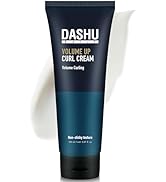 DASHU Daily Volume Up Curl Cream 5.07fl oz - Hair Styling Cream | Curl Defining | Volumizing | Ad...
