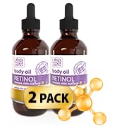 Dead Sea Collection Body Oil with Retinol - Dry Skin Moisturizer and Hydrating Massage Oil - Nour...