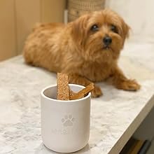 Repurpose vessels for dog treats