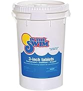 In The Swim 3 Inch Stabilized Chlorine Tablets for Sanitizing Swimming Pools - Individually Wrapp...
