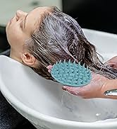silicone scalp massager shampoo brush wash hair head massage