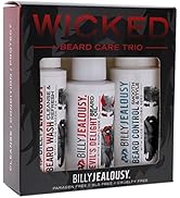 Billy Jealousy Wicked Beard Trio Kit with Beard Wash, Leave-In Beard Control and Devil’s Delight ...