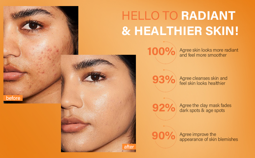  clay mask brightening hydrating deep cleansing