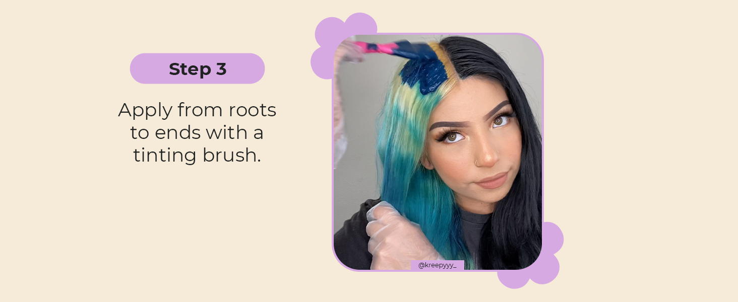 inh hair semi permanent color dye wax tinted conditioner conditioning henna vivid vibrant tinting