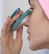 manual face brush exfoliating deep clean facial scrubber