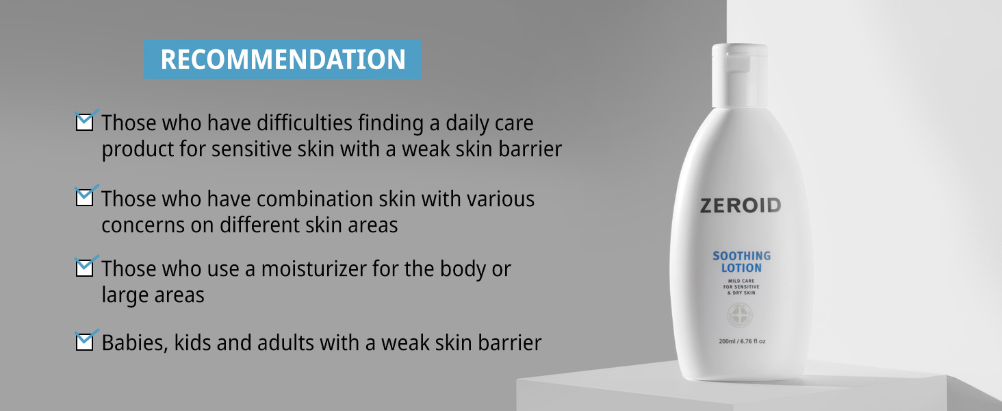 ZEROID Soothing Lotion 200ml
