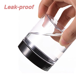 plastic jars with lids