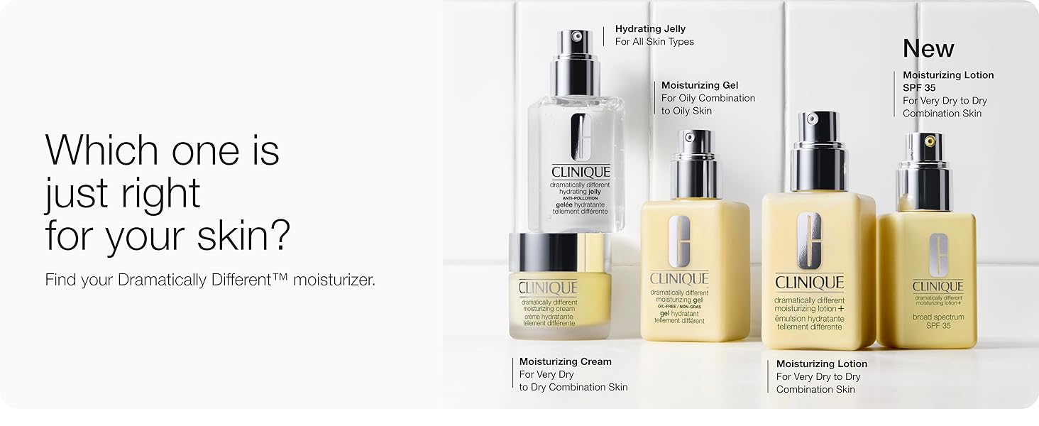 Which one is right for your skin. find your dramatically different moisturizer