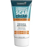 NUVADERMIS Overnight Intensive Scar Cream with Retinol, Allantoin, Vitamin E, Betaine – 1.35 Fl O...