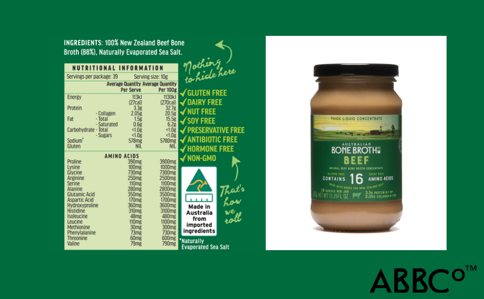 beef bone broth concentrate
