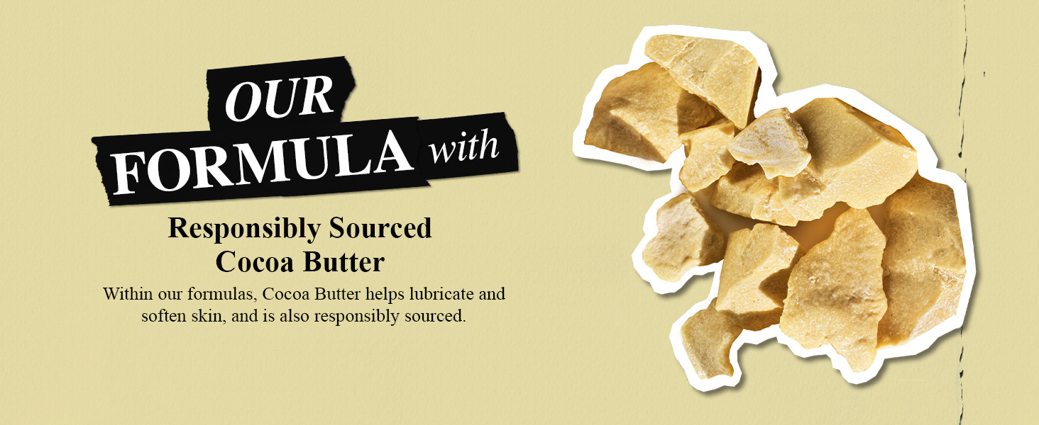 cocoa butter softens skin
