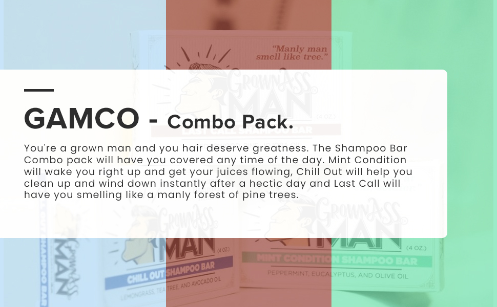 Gamco Man Shampoo Bar