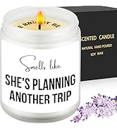 Smells Like She's Planning Another Vacation Candle, Traveler Gifts, Spring Summer Vacation Gift f...