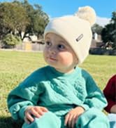 FURTALK Toddler Winter Hat Baby Boys Girls Pom Pom Beanie Hat Double Layer Kids Knit Winter Pom Hats