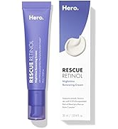 Rescue Retinol Nighttime Renewing Cream - Helps With the Look of Uneven Texture and Post-Blemish ...