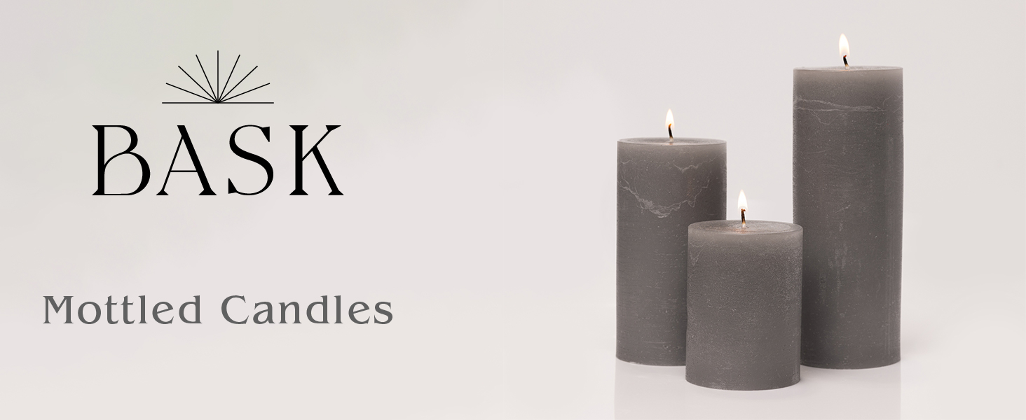 Bask Mottled Candles