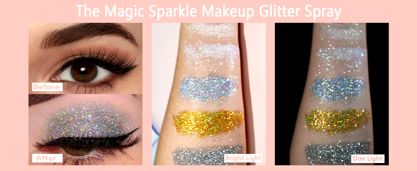 body glitter spray