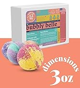Bubbly Belle Bath Bombs XL Gift Set, 12 Large Handmade Aromatherapy Fizzies with Essential Oil Bl...