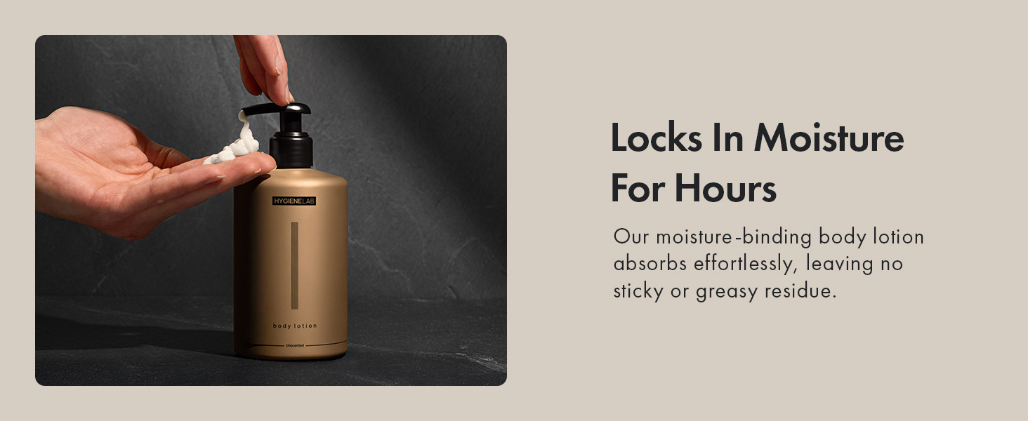 HygieneLab Mens Natural Body Lotion