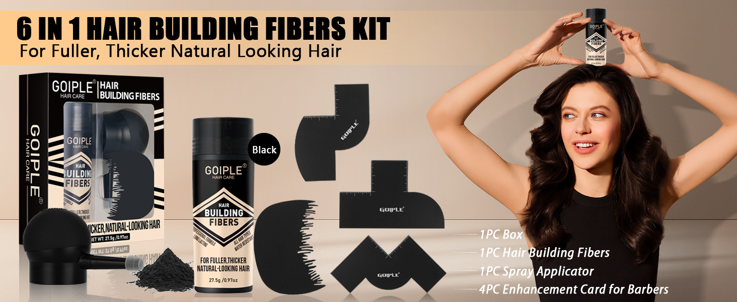 hair fiber for black hair