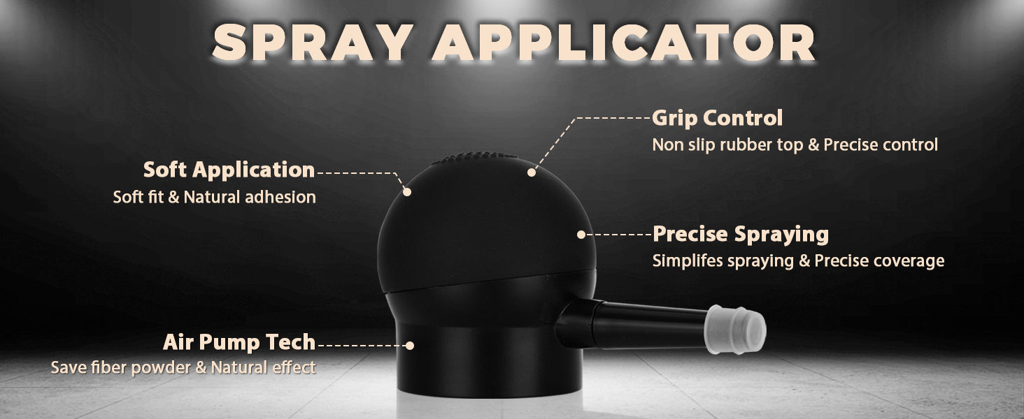 hair fiber applicator