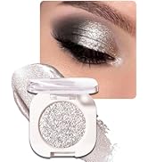 Glitter Shimmer Eyeshadow, Pigmented, Soft, Smooth Formula, Blendable Sparkly Eye Shadow, Long-la...