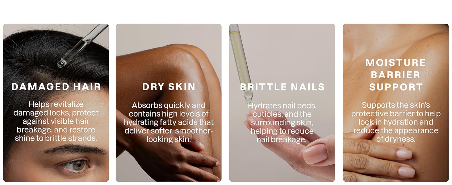 Damaged Hair, Dry Skin, Brittle Nails, Moisture