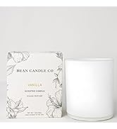 BEAN CANDLE CO Luxury Scented Candles for Home | Vanilla Classic Candle | Aromatherapy| All Natur...