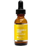 Vitamin C 6000 w/Retinol Anti-Aging Serum for Face | Pharmaceutical Grade | Helps Smooth Wrinkles...