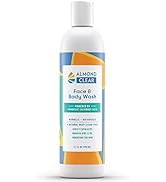Almond Clear Face & Body Wash [6.7 Fl Oz] Skin Care for Acne and Folliculitis-Prone Skin - Gentle...