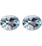 Shop LC Premium Sky Blue Topaz DIY Jewelry Making Accessories Loose Gemstone 9x7 mm Ct 3.41