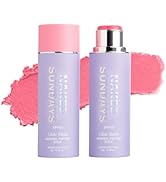 Naked Sundays SPF 50 100% Mineral Glow Balm – Peptide-Infused Multi-Tasking Blush Stick for Cheek...