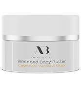Amira Beauty Hydrating Whipped Body Butter - Coconut Oil & Vitamin C to Soften & Moisturize Skin ...
