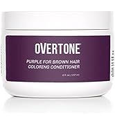 OVERTONE Haircare Color Depositing Conditioner - 8 oz Semi Permanent Hair Color with Shea Butter ...