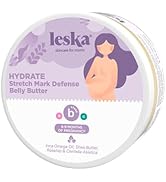 LESKA Maternity Belly Butter | STAGE B: HYDRATE Belly Butter (Pregnancy Months 6-9) | Part of a C...