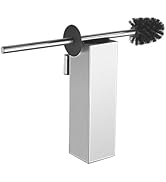 FVITA Toilet Brush Wall Mounted Toilet Brush with Holder Modern Toilet Bowl Brush Stainless Steel...
