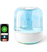 Airversa Humidifiers for Home Bedroom Large Room 5.5L Cool Mist for Indoor Use Dazzling Lighting ...