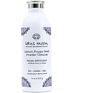 Powder face cleanser for dry skin, oily, sensitive, anti aging natural skin care for women