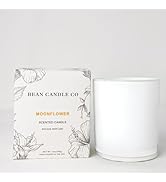 BEAN CANDLE CO Luxury Scented Candles for Home | Moonflower Classic Candle | Aromatherapy| All Na...