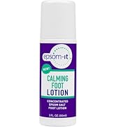 EPSOM-IT Calming Foot Lotion - Roll On Magnesium Sulfate Lotion for Tired Feet & Ankles, Topical ...