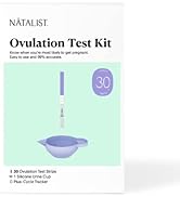 Natalist Ovulation Tests Home Fertility Predictor Kit for Women with Ovulation Cup, Clear & Accur...
