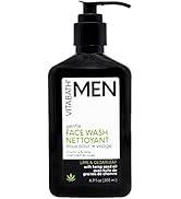 Vitabath Men's Gentle Face Wash Daily Nourishing Facial Cleanser - Restores Balance & Revives Ski...