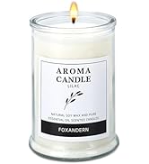 Large Candles for Home Scented, 12 Oz Soy Candles, 80 Hour Candle, Long Lasting Jar Candles, Lila...