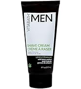 Vitabath Men's Lime & Cedarleaf Shave Cream Super Slick Shaving Protects Against Razor Burn & Irr...