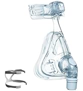 Full Face CPAP Masks, Comfort Series Nasal CPAP MASK, Full Set with Headstrap, Frame, Elbow and C...