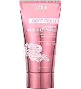 AZURE Rose Gold Hydrating Peel Off Face Mask- Anti Aging, Toning & Rejuvenating - Removes Blackhe...