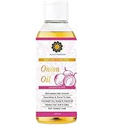 AYURVEDASHREE Red Onion Hair Oil with Black Seed Oil, Coconut Oil, Almond Oil & Sesame Oil, Hair ...